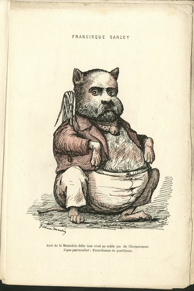 चार्ल्स गिल्बर्ट-मार्टिन (1839-1905) द्वारा "" समकालीन ग्रिमेस "" में चित्रण द्वारा चार्ल्स गिल्बर्ट मार्टिन