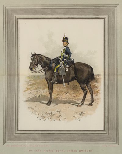 8 वाँ (द किंग्स रॉयल आयरिश) हुसर्स (क्रोमोलिथो) द्वारा Charles Green