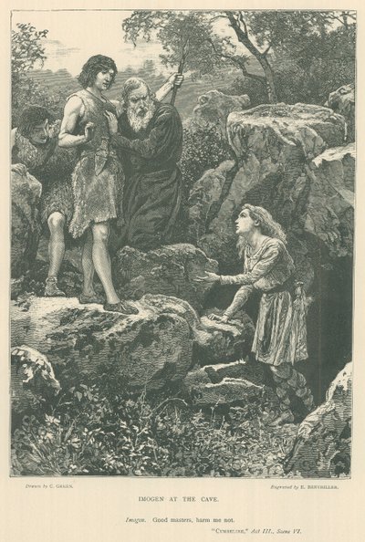Cymbeline के लिए चित्रण द्वारा चार्ल्स ग्रीन