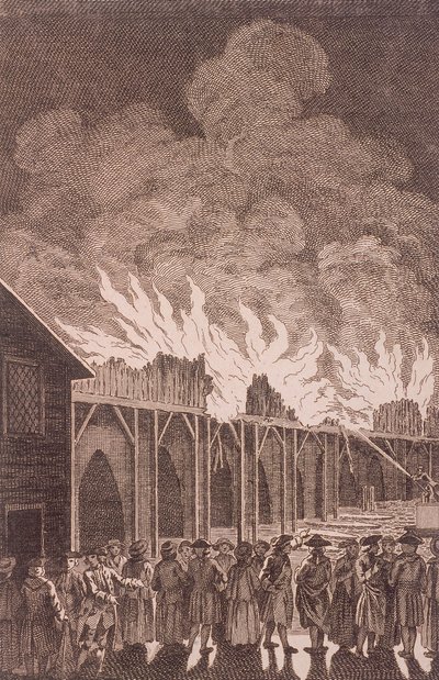 लंदन ब्रिज पुराना, लंदन, 1775 द्वारा चार्ल्स ग्रिग्नेशन