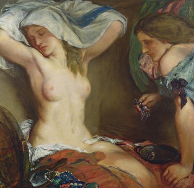 द एमिथिस्ट नेकलेस, 1905 द्वारा Charles Haslewood Shannon