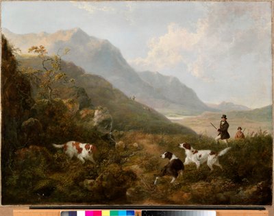 हाइलैंड्स में ग्राउज़ शूटिंग द्वारा चार्ल्स हेनरी श्वानफेलर