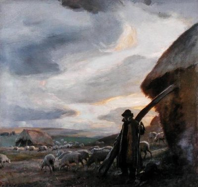 शाम का समय, c.1905 (कैनवास पर तेल) द्वारा चार्ल्स हॉज मैके