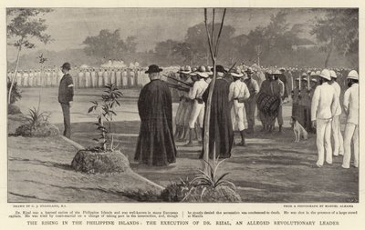 फिलीपीन द्वीप समूह में राइजिंग, डॉ। रिज़ल, एक कथित क्रांतिकारी नेता का निष्पादन द्वारा चार्ल्स जे स्टैनलैंड