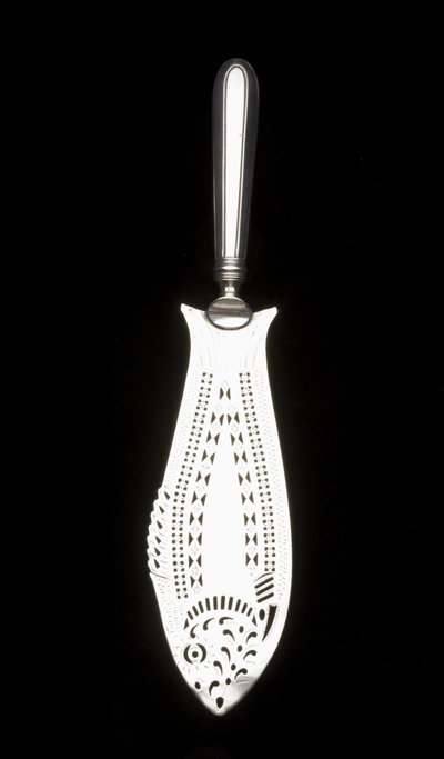 मछली का टुकड़ा, c.1800 (चांदी) द्वारा चार्ल्स जैमीसन