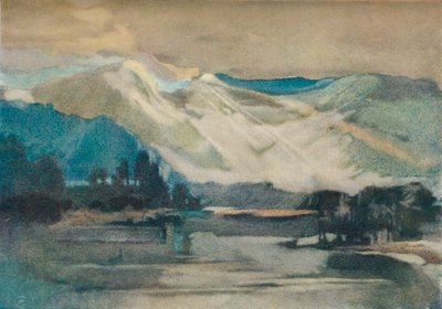 शुस्वैप झील पर, c1911 द्वारा चार्ल्स जॉन कोलिंग्स