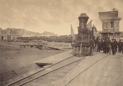 लिंकन अंतिम संस्कार ट्रेन, फिलाडेल्फिया, 22-24 अप्रैल, 1865। द्वारा चार्ल्स एल फिलिपीक