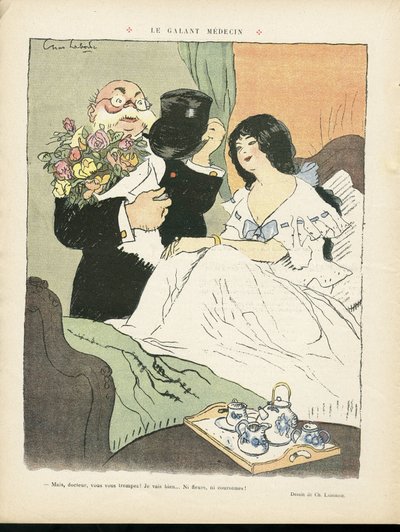 Le Rire . में चास-लेबॉर्डे का चित्रण (1886-1941) द्वारा चार्ल्स लैबोर्ड