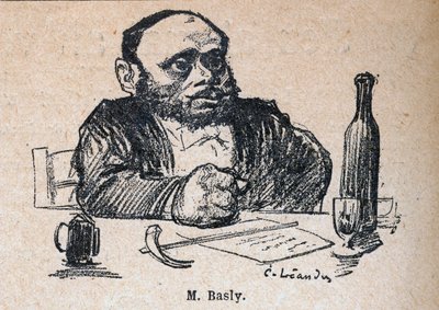एमिल बस्ली (1835-1928), पेरिस के प्रतिनियुक्त - पॉल बॉस्क द्वारा "हमारे प्रिय स्मृति चिन्ह" में उत्कीर्णन - चार्ल्स लिएंड्रे द्वारा चित्रण (1862-1934) 1898 - द्वारा चार्ल्स लिएंड्रे
