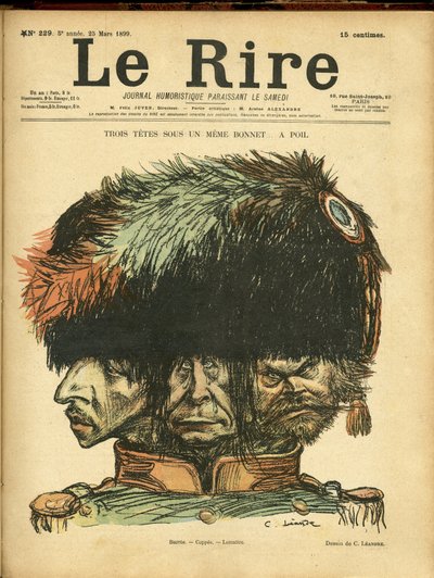 Le Rire . के कवर के लिए चार्ल्स लिएंड्रे का चित्रण (1862-1934) द्वारा चार्ल्स लिएंड्रे