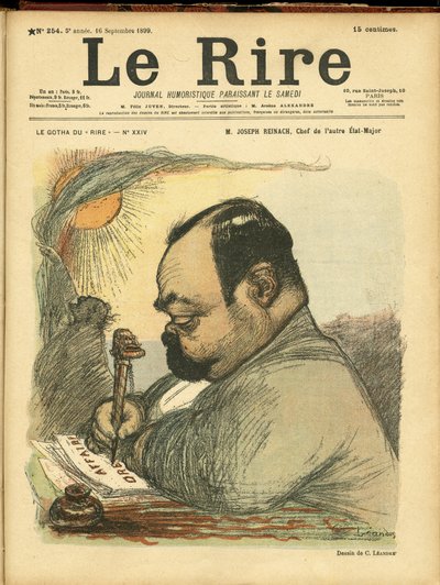 Le Rire . के कवर के लिए चार्ल्स लिएंड्रे का चित्रण (1862-1934) द्वारा चार्ल्स लिएंड्रे