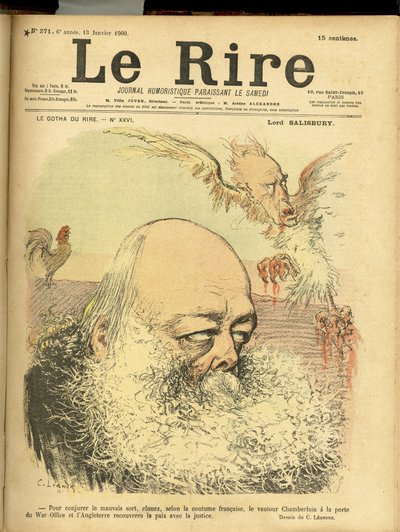 ले रीयर के कवर के लिए चार्ल्स लिएंड्रे का चित्रण (1862-1934) द्वारा चार्ल्स लिएंड्रे