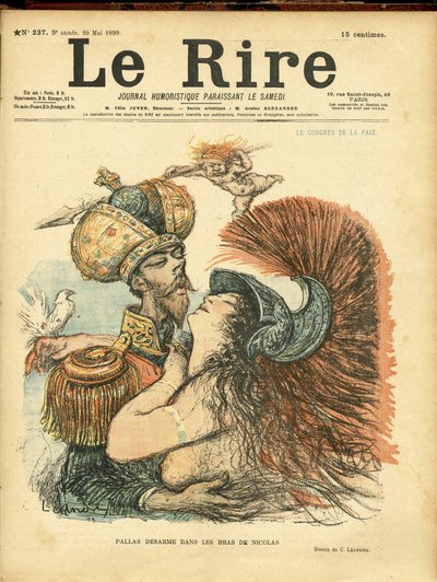 ले रीयर के कवर के लिए चार्ल्स लिएंड्रे का चित्रण (1862-1934) द्वारा चार्ल्स लिएंड्रे
