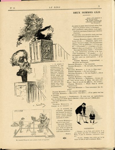 Le Rire . में चार्ल्स लिएंड्रे का चित्रण (1862-1934) द्वारा चार्ल्स लिएंड्रे