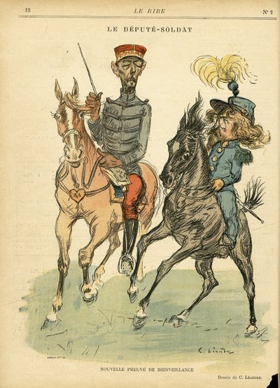 Le Rire . में चार्ल्स लिएंड्रे का चित्रण (1862-1934) द्वारा चार्ल्स लिएंड्रे