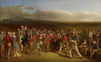 द गोल्फर्स, 1847 द्वारा चार्ल्स लीज़