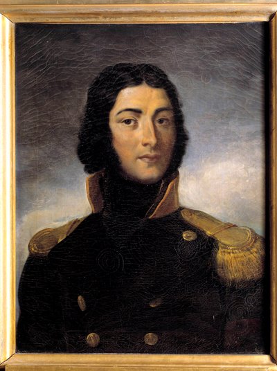 1792 में कप्तान की वर्दी में जनरल लुई लज़ारे होचे (1768-1797) का पोर्ट्रेट चार्ल्स विक्टर लेफेब्रे (1805-1882) द्वारा 19वीं सदी में पेंटिंग। मंद 0,72 x 0,55 वर्ग मीटर द्वारा चार्ल्स लेफ्वेवर