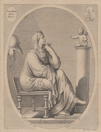 ग्रैंड्योर डे ला पियरे, एलिस के बाद। चेरोन, 1665-1728। द्वारा चार्ल्स लुई सिमोन्यू