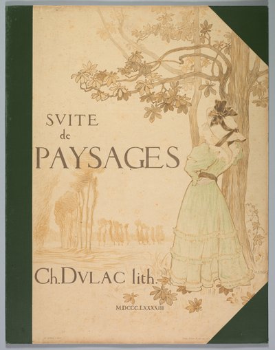 लैंडस्केप सुइट: कवर, 1892-1893। द्वारा चार्ल्स मैरी ड्यूलाक
