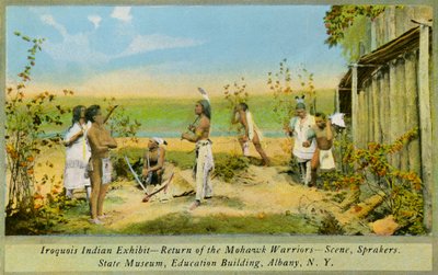 Iroquois भारतीय प्रदर्शनी, राज्य संग्रहालय, अल्बानी द्वारा चार्ल्स मैरियन रसेल