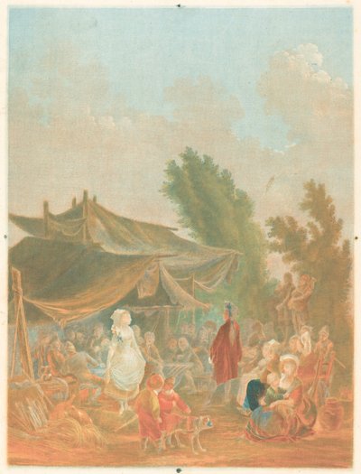 नोसे डे विलेज विलेज वेडिंग, 1785। द्वारा चार्ल्स मेल्चिएर डेसकोर्टिस