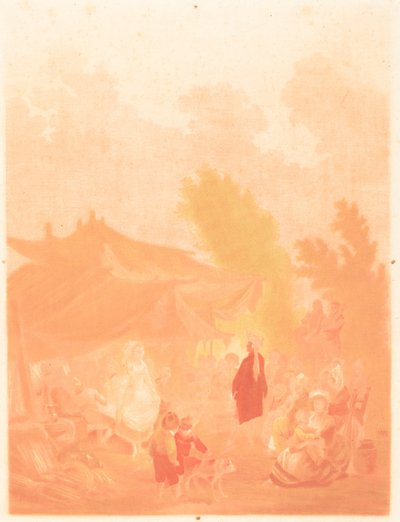 नोसे डे विलेज विलेज वेडिंग, 1785। द्वारा चार्ल्स मेल्चिएर डेसकोर्टिस