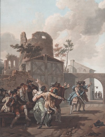 द ब्रॉल ला रिक्स, सीए। 1792. द्वारा चार्ल्स मेल्चिएर डेसकोर्टिस