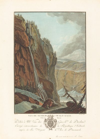 व्यू डु शिल्ड-वाल्ड-बाख पुरस्कार एन हाइवर द्वारा कैस्पर वुल्फ के बाद चार्ल्स मेलचियर डेसकोर्टिस