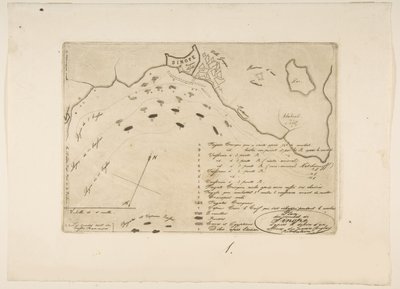 सिनोप की लड़ाई की योजना, 1853। द्वारा चार्ल्स मेरियन