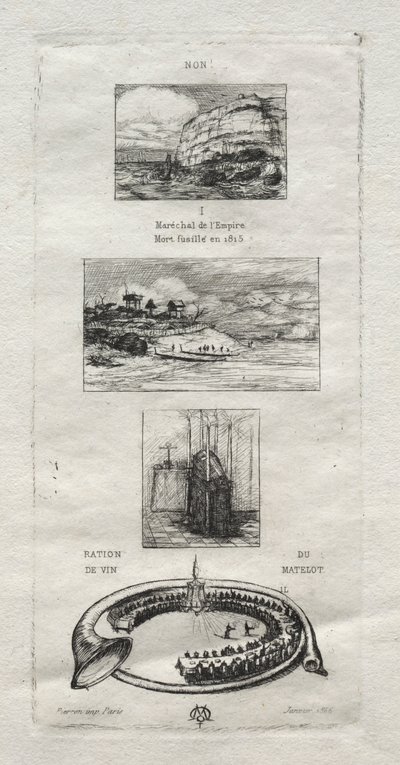 रेबस: नहीं, मॉर्नी मरा नहीं है क्योंकि वह फिर से शादी कर रहा है, 1866। द्वारा चार्ल्स मेरियन