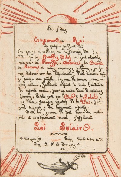 सौर कानून, 1855। द्वारा चार्ल्स मेरियन