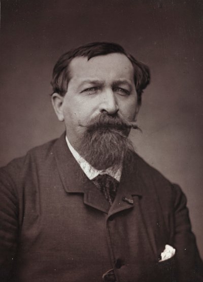 कलात्मक और जीवनी एल्बम, 6 वें वर्ष, सैलून 1885; चित्रकार जोसेफ एमिल ग्रिडेल का चित्र (1839-1901) द्वारा Charles Michelez