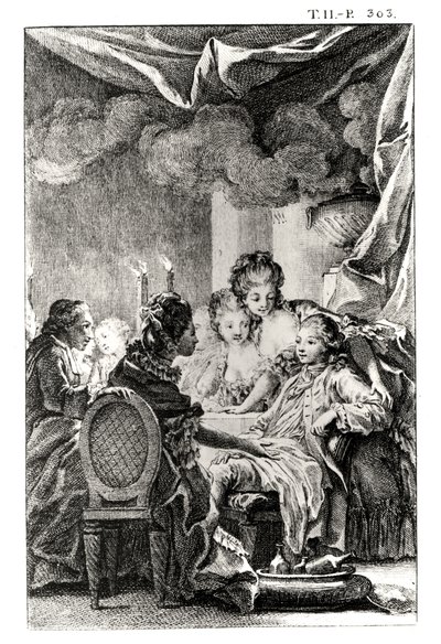 वोल्टेयर (1694-1778) (उत्कीर्णन) (bw फोटो) द्वारा &39;L&39;Ingenu&39; दृश्य द्वारा चार्ल्स मोनेट