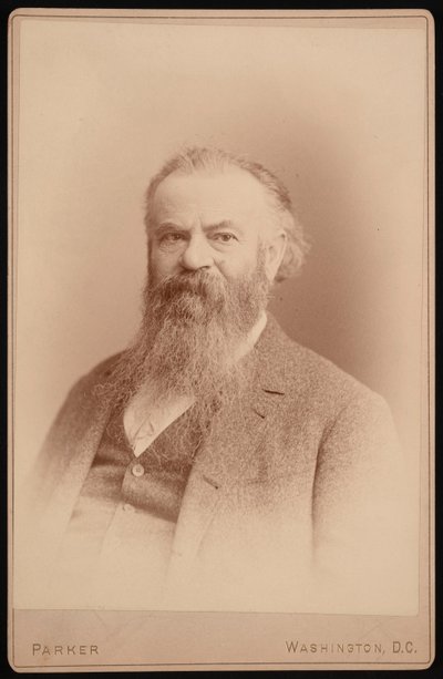 जॉन वेस्ले पॉवेल का पोर्ट्रेट 1834-1902, 1885। द्वारा चार्ल्स पार्कर