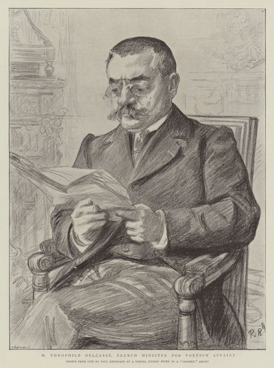 एम थियोफाइल डेलकास, फ्रांस के विदेश मामलों के मंत्री द्वारा Charles Paul Renouard
