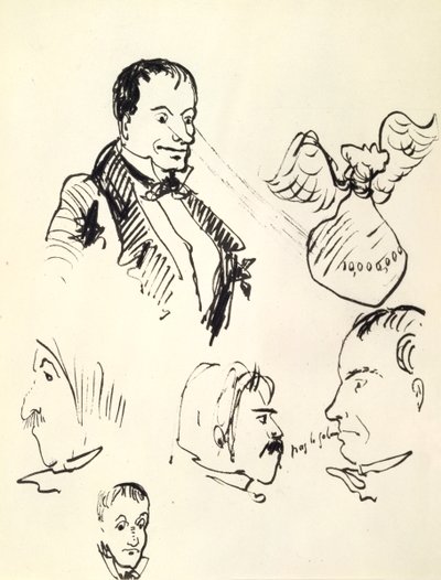 सेल्फ-पोर्ट्रेट, c1850-1867 द्वारा चार्ल्स-पियरे बॉडेलेयर