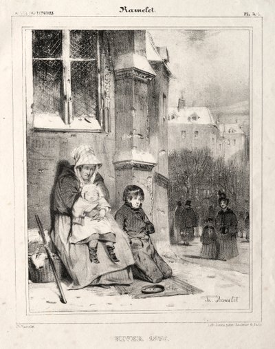 सर्दी, 1836। द्वारा चार्ल्स Ramelet