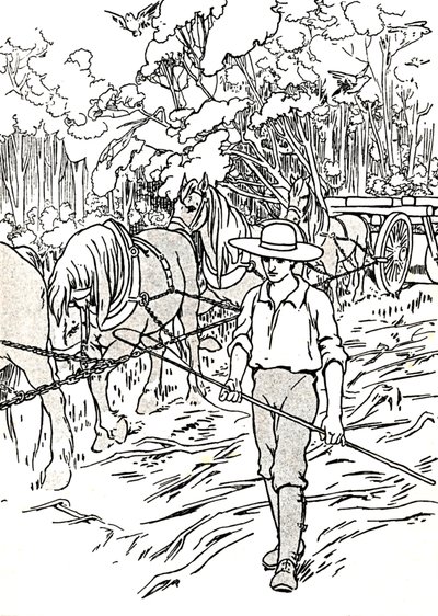 ए सेटलर क्लियरिंग हिज लैंड, 1912 द्वारा चार्ल्स रॉबिन्सन