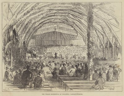 वेल्श Eisteddfod Pwllheli, Carnarvonshire में द्वारा Sir John Charles Robinson
