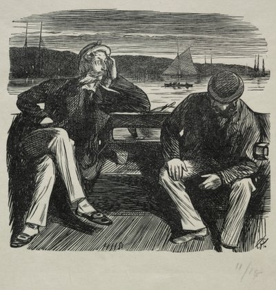 लेडी नेली - इश्कबाज, 1869। द्वारा चार्ल्स सैमुअल कीने