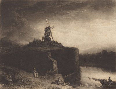 द मिल, 1823 में प्रकाशित हुआ। द्वारा चार्ल्स टर्नर