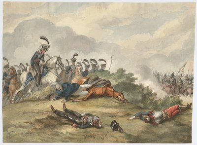16 जून 1815, 1818 को लिग्नी की लड़ाई में मार्शल ब्लूचर द्वारा चार्ल्स टर्नर वॉरेन