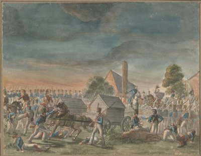 ला बेले एलायंस, 1818 के पास ड्यूक ऑफ वेलिंगटन और प्रिंस ब्लूचर की बैठक द्वारा चार्ल्स टर्नर वॉरेन