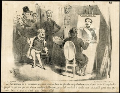 Le Charivari . में चार्ल्स वर्नियर (? -1887) द्वारा चित्रण द्वारा चार्ल्स वर्नियर