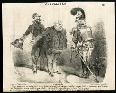 ले चारिवारी में चार्ल्स वर्नियर (? -1887) द्वारा चित्रण - के बारे में - जर्मनी प्रशिया, गणराज्य के राष्ट्रपति, फ्रोसडॉर्फ - रैटापोइल द्वारा चार्ल्स वर्नियर