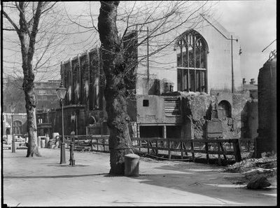 भीतरी मंदिर हॉल, मंदिर, लंदन शहर, ग्रेटर लंदन प्राधिकरण, 1940-1945। द्वारा चार्ल्स विलियम प्रिकेट