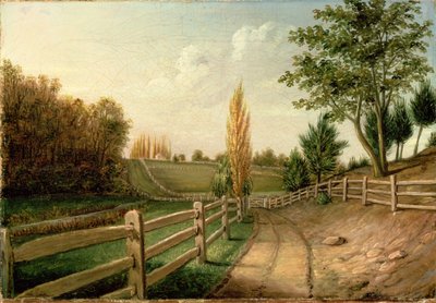 बेल्फ़िल्ड फ़ार्म, c.1816 द्वारा चार्ल्स विल्सन मोर