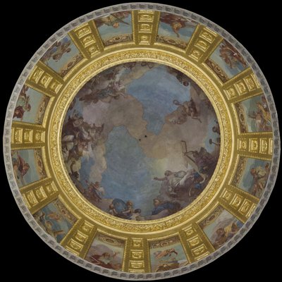 सेंट लुइस इन ग्लोरी। 1702-1707 (फ्रेस्को) द्वारा चार्ल्स डी ला फ़ॉसे