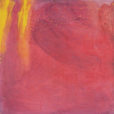 पर्पल मून, 1997 (गेसो बोर्ड पर तेल और शीशा) द्वारा Charlotte Johnstone
