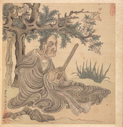 प्राचीन मास्टर्स के बाद पेंटिंग: ए लोहान [कुआन-हसी के बाद], 1598-1652। द्वारा चेन होंगशॉ